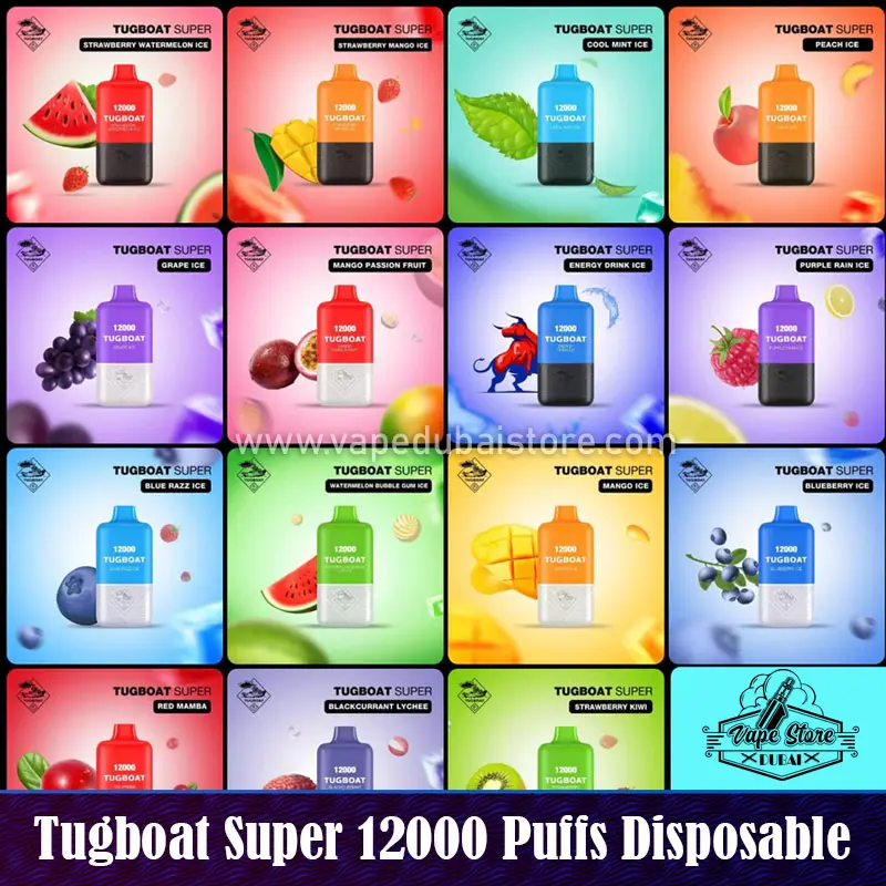 Tugboat Super 12000 Puffs Disposable