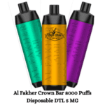 Al Fakher Crown Bar 8000 Puffs Disposable DTL 5 MG