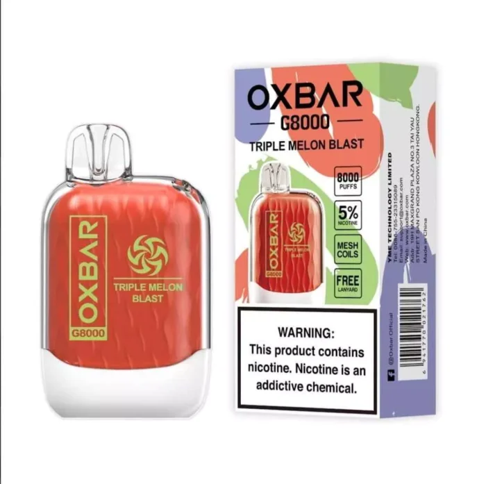 TRIPLE-MELON-BLAST-Buy-OXBAR-8000-Puffs-in-UAE-OXBAR-G8000-Disposable-in-Dubai-OXBAR-Disposable-Vape-Dubai-OXBAR-8000-Dubai-Vape-shop-near-me