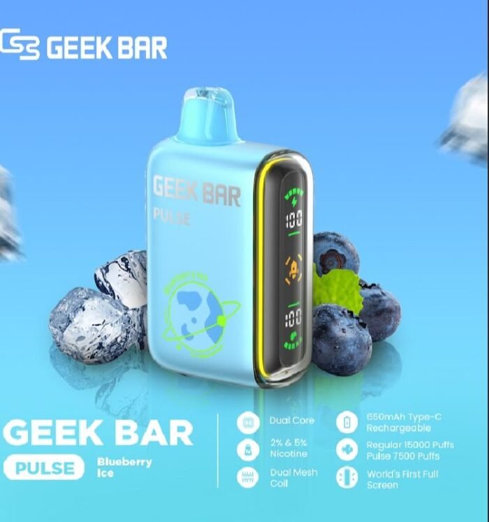 geek bar 15000 puffs Blueberry ice